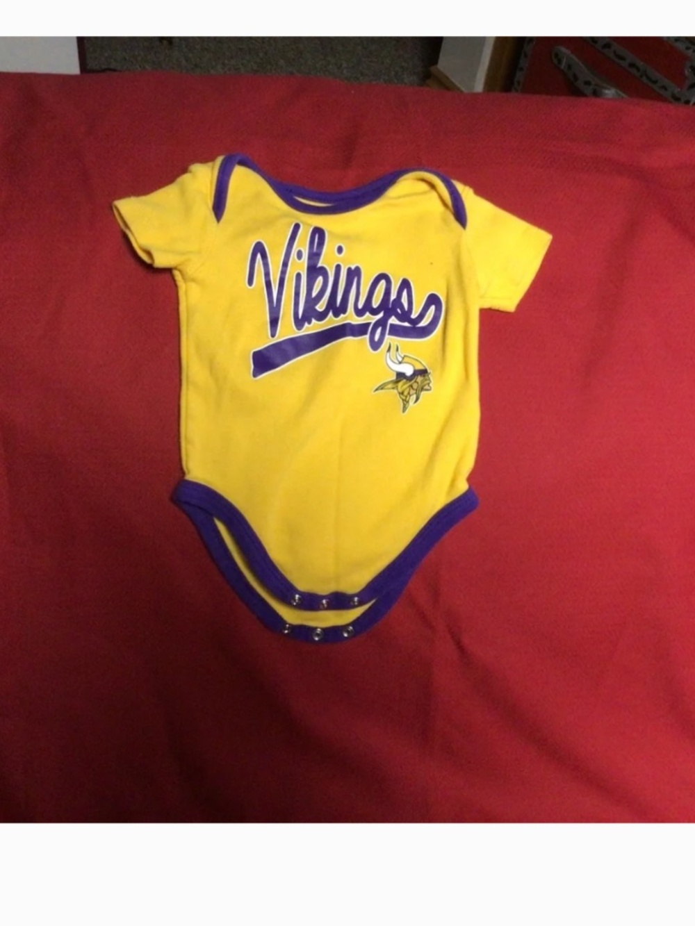 NFL Minnesota Vikings baby onesie